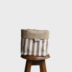 Dekoratif Organizer JuteTidySmall Kahve-Beyaz