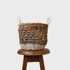 Sepet Saksılık CozyBloom Örgü Detaylı M